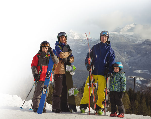 famille-ski-mobile SuperDévoluy